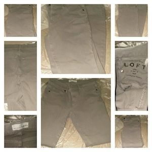 Loft Women Gray Pants